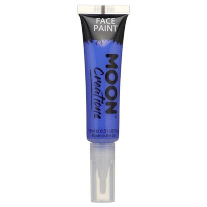 Moon Creations Face & Body Paints, Dark Blue-Make up and Special FX-Jokers Costume Mega Store