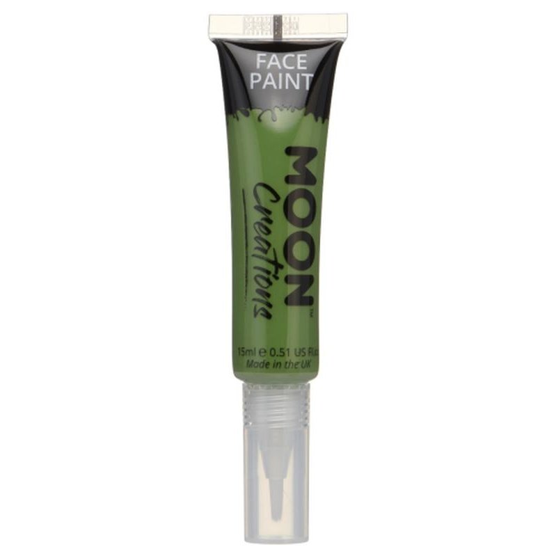 Moon Creations Face & Body Paints, Green-Make up and Special FX-Jokers Costume Mega Store