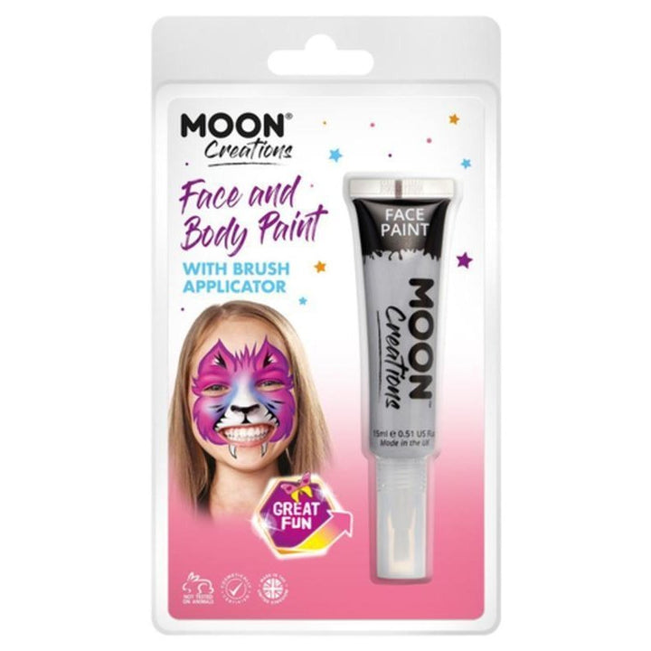 Moon Creations Face & Body Paints, Grey-Make up and Special FX-Jokers Costume Mega Store