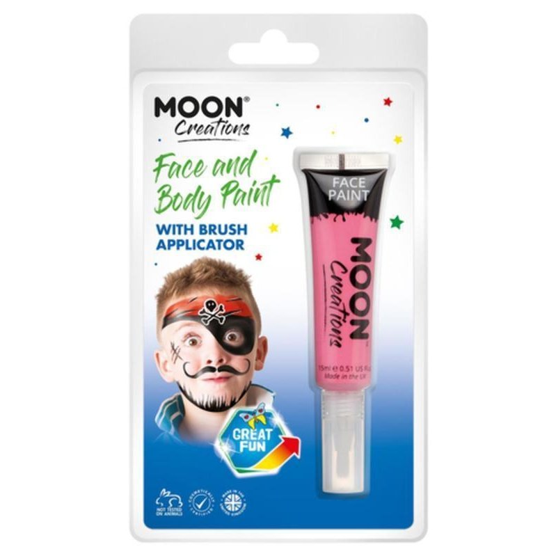 Moon Creations Face & Body Paints, Hot Pink-Make up and Special FX-Jokers Costume Mega Store