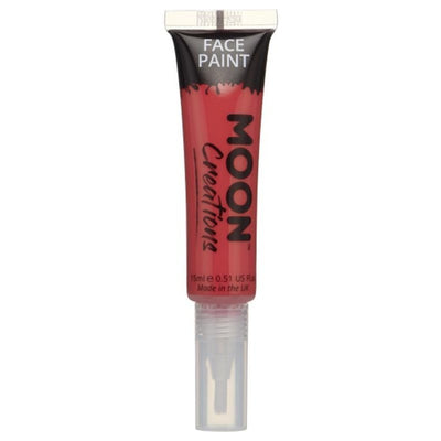 Moon Creations Face & Body Paints, Red-Make up and Special FX-Jokers Costume Mega Store