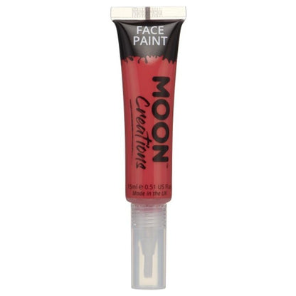 Moon Creations Face & Body Paints, Red-Make up and Special FX-Jokers Costume Mega Store