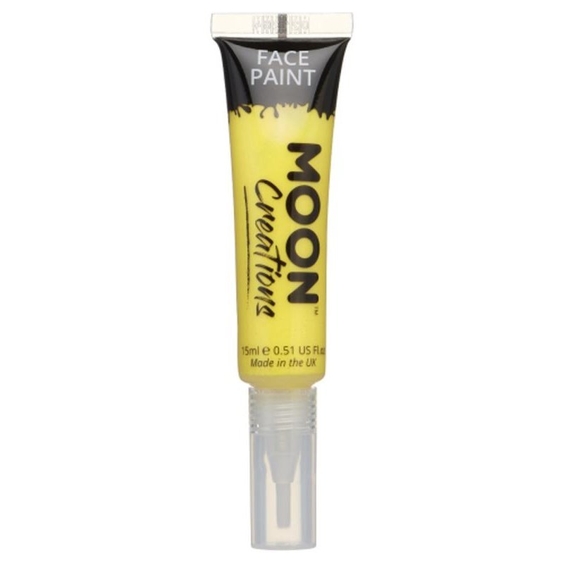 Moon Creations Face & Body Paints, Yellow-Make up and Special FX-Jokers Costume Mega Store