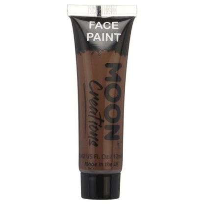 Moon Creations Fcae & Body Paint, Brown-Make up and Special FX-Jokers Costume Mega Store