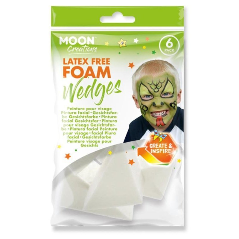 Moon Creations Latex Free Foam Wedge,-Make up and Special FX-Jokers Costume Mega Store
