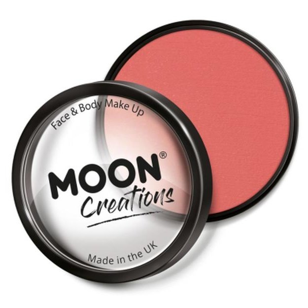 Moon Creations Pro Face Paint Cake Pot, Coral-Make up and Special FX-Jokers Costume Mega Store
