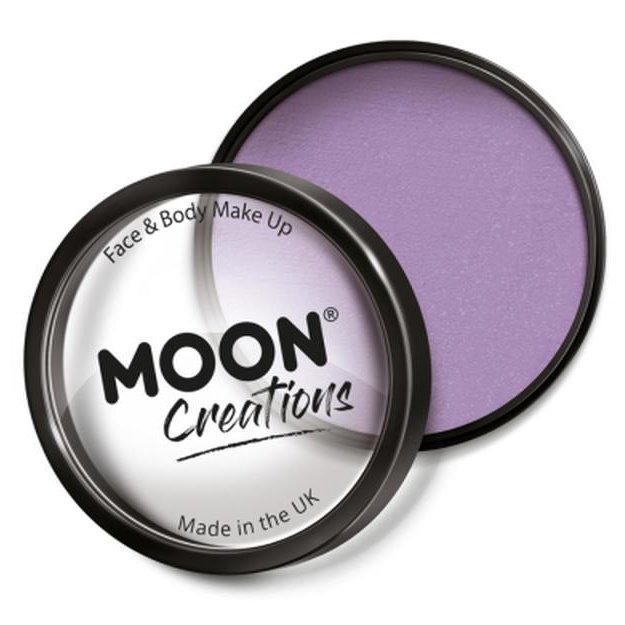 Moon Creations Pro Face Paint Cake Pot, Lilac-Make up and Special FX-Jokers Costume Mega Store