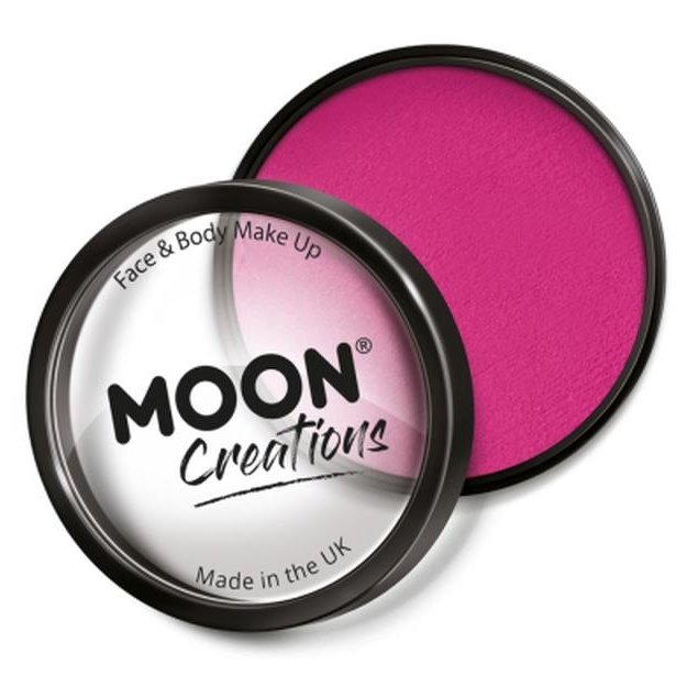 Moon Creations Pro Face Paint Cake Pot, Magenta-Make up and Special FX-Jokers Costume Mega Store