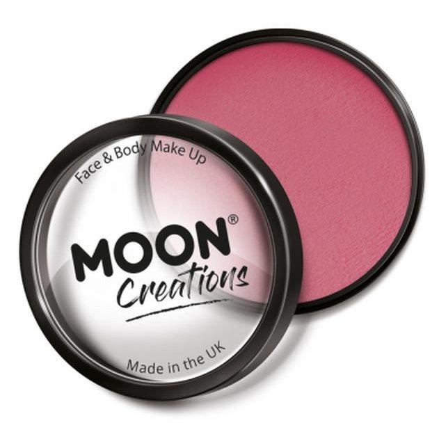 Moon Creations Pro Face Paint Cake Pot, Pink-Make up and Special FX-Jokers Costume Mega Store