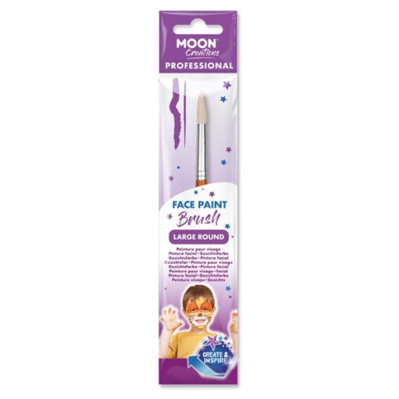 Moon Creations Professional Brush, Round-Make up and Special FX-Jokers Costume Mega Store