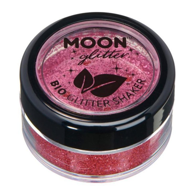 Moon Glitter Bio Glitter Shakers, Pink-Make up and Special FX-Jokers Costume Mega Store