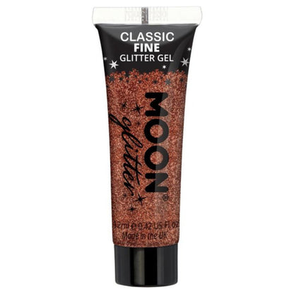 Moon Glitter Classic Fine Glitter Gel, Copper Bronze-Make up and Special FX-Jokers Costume Mega Store