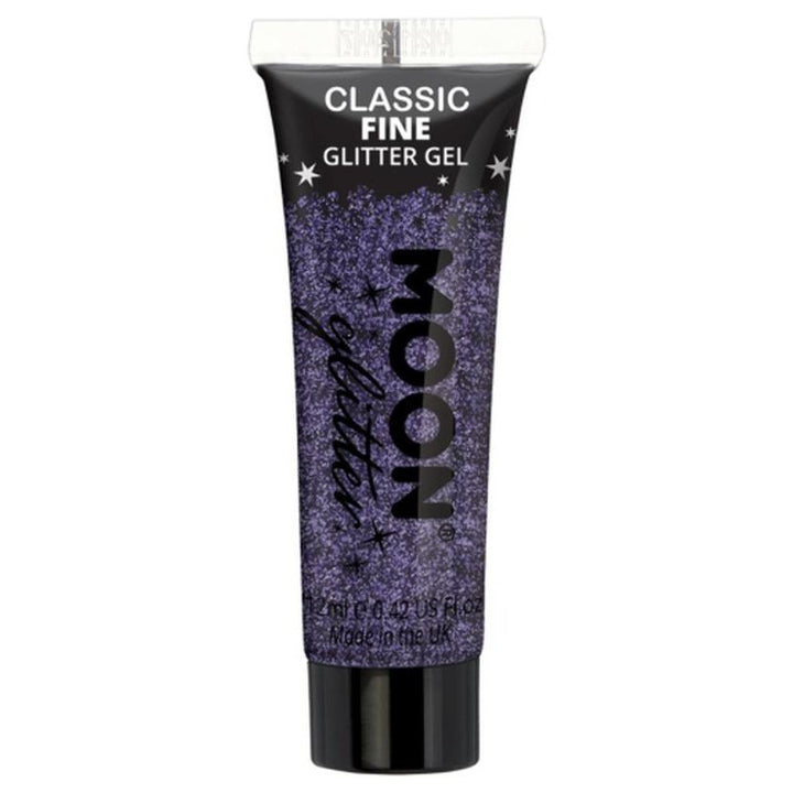 Moon Glitter Classic Fine Glitter Gel, Lilac-Make up and Special FX-Jokers Costume Mega Store