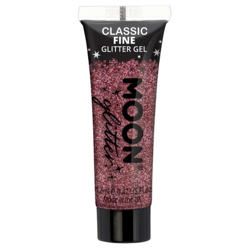 Moon Glitter Classic Fine Glitter Gel, Pink-Make up and Special FX-Jokers Costume Mega Store