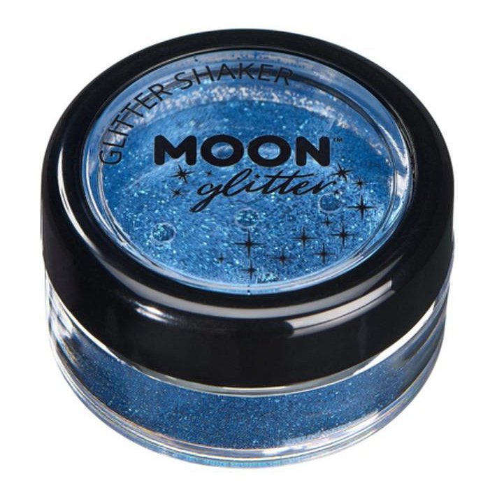 Moon Glitter Classic Fine Glitter Shakers, Blue-Make up and Special FX-Jokers Costume Mega Store