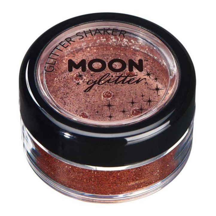 Moon Glitter Classic Fine Glitter Shakers, Bronze-Make up and Special FX-Jokers Costume Mega Store