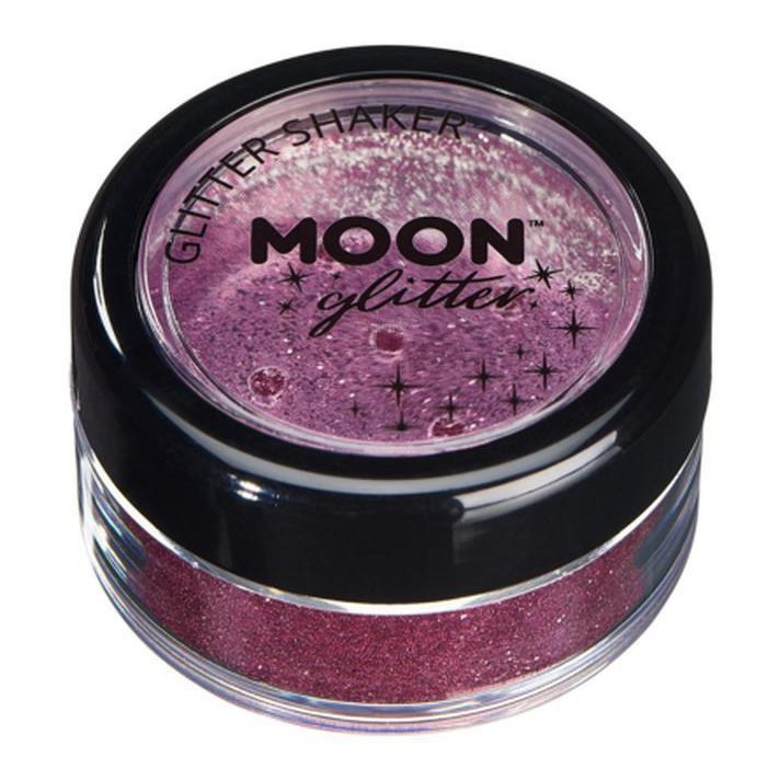 Moon Glitter Classic Fine Glitter Shakers, Pink-Make up and Special FX-Jokers Costume Mega Store