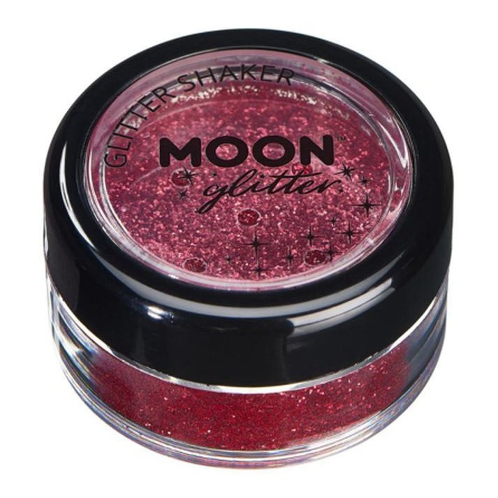 Moon Glitter Classic Fine Glitter Shakers, Red-Make up and Special FX-Jokers Costume Mega Store