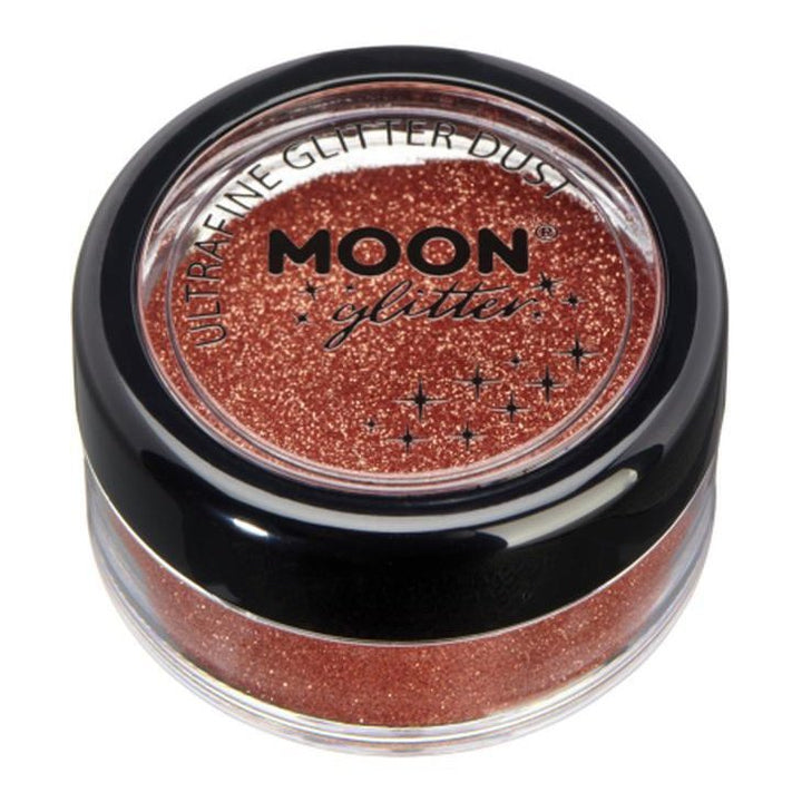 Moon Glitter Classic Ultrafine Glitter Dust, Copper Bronze-Make up and Special FX-Jokers Costume Mega Store