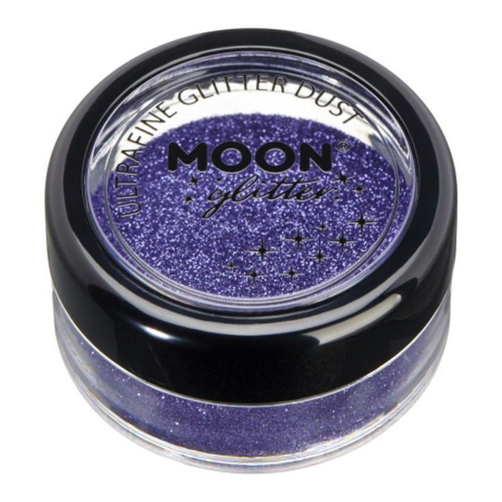 Moon Glitter Classic Ultrafine Glitter Dust, Lilac-Make up and Special FX-Jokers Costume Mega Store