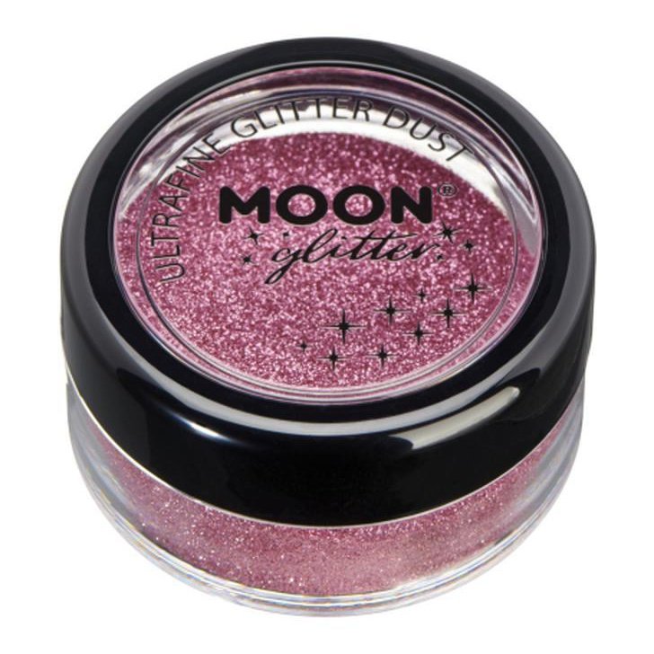 Moon Glitter Classic Ultrafine Glitter Dust, Pink-Make up and Special FX-Jokers Costume Mega Store