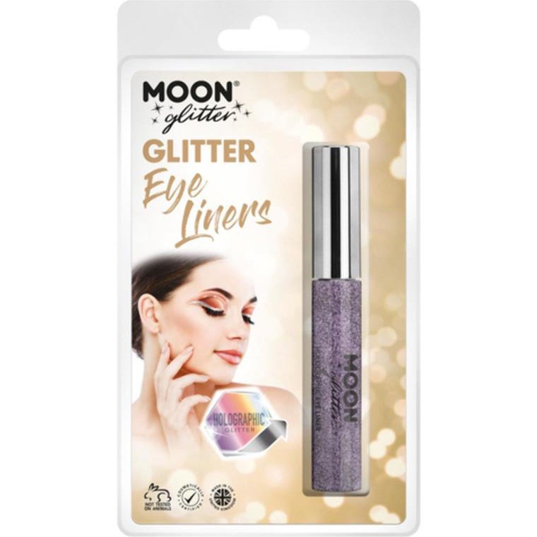 Moon Glitter Holographic Glitter Eye Liner, Purple-Make up and Special FX-Jokers Costume Mega Store