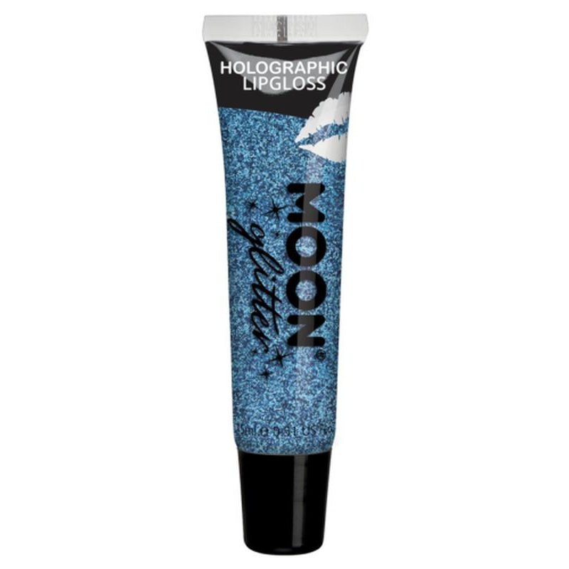 Moon Glitter Holographic Glitter Lipgloss, Blue-Make up and Special FX-Jokers Costume Mega Store