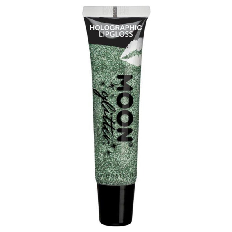 Moon Glitter Holographic Glitter Lipgloss, Green-Make up and Special FX-Jokers Costume Mega Store