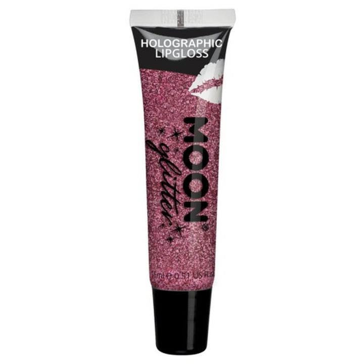 Moon Glitter Holographic Glitter Lipgloss, Pink-Make up and Special FX-Jokers Costume Mega Store