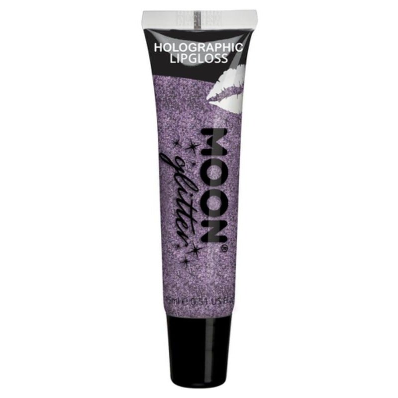 Moon Glitter Holographic Glitter Lipgloss, Purple-Make up and Special FX-Jokers Costume Mega Store