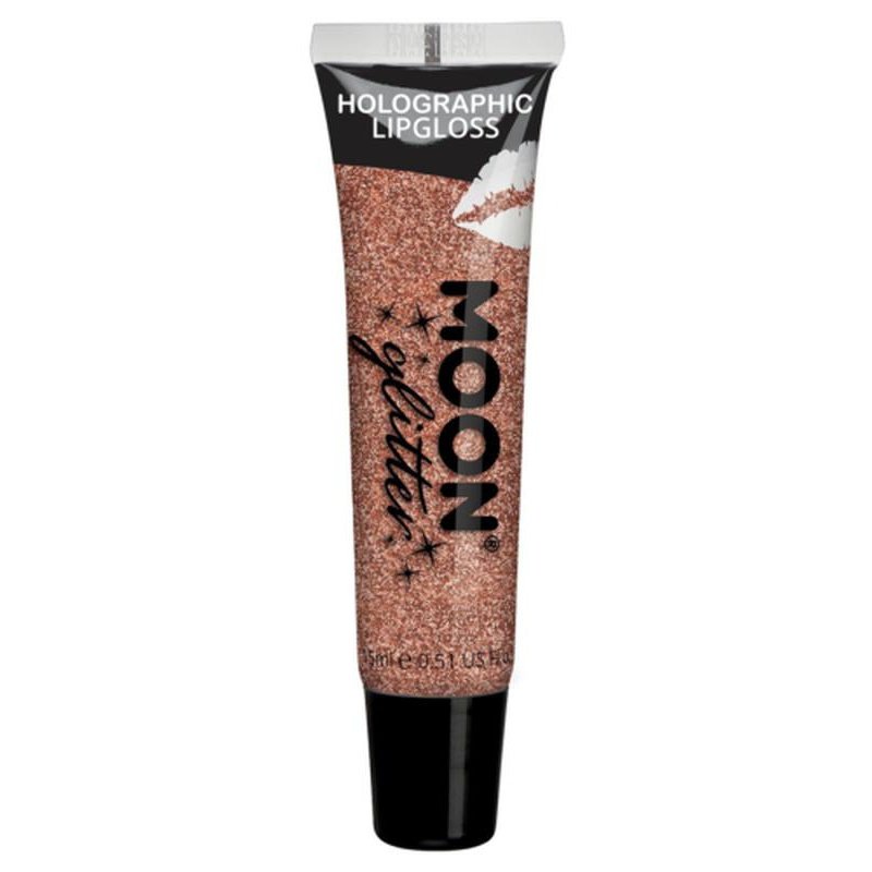 Moon Glitter Holographic Glitter Lipgloss, Rose Gold-Make up and Special FX-Jokers Costume Mega Store