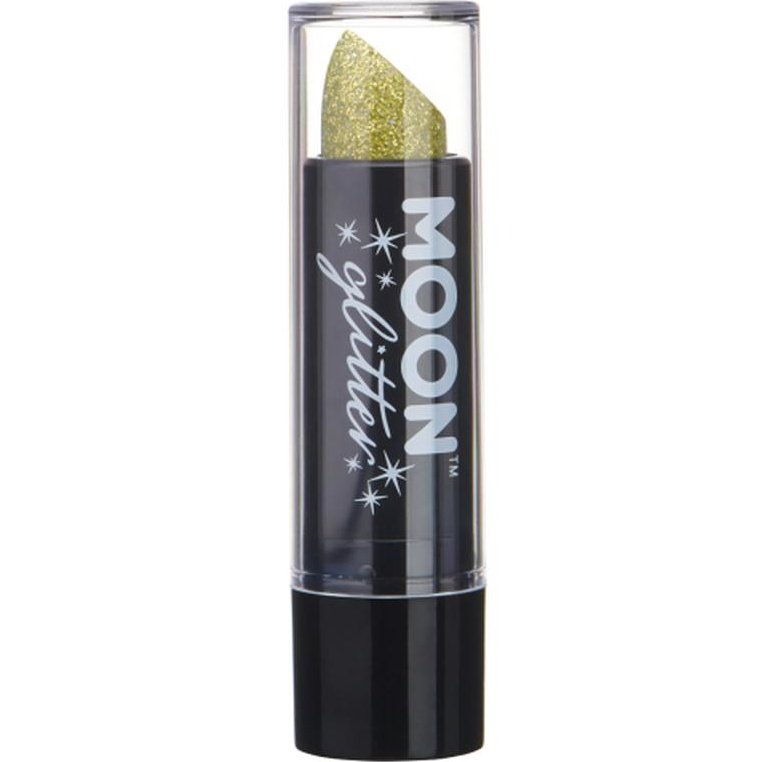 Moon Glitter Holographic Glitter Lipstick, Gold-Make up and Special FX-Jokers Costume Mega Store