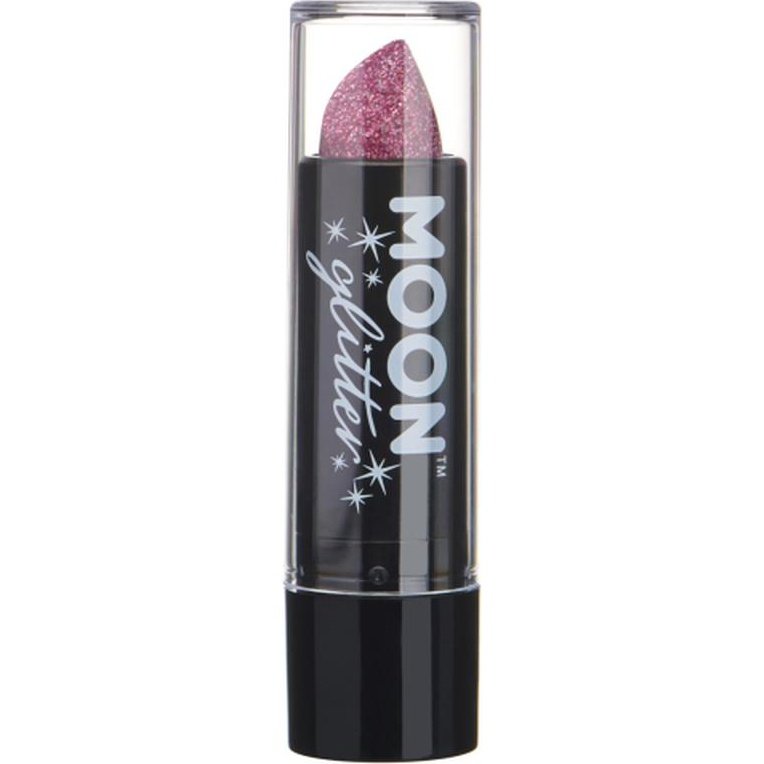 Moon Glitter Holographic Glitter Lipstick, Pink-Make up and Special FX-Jokers Costume Mega Store