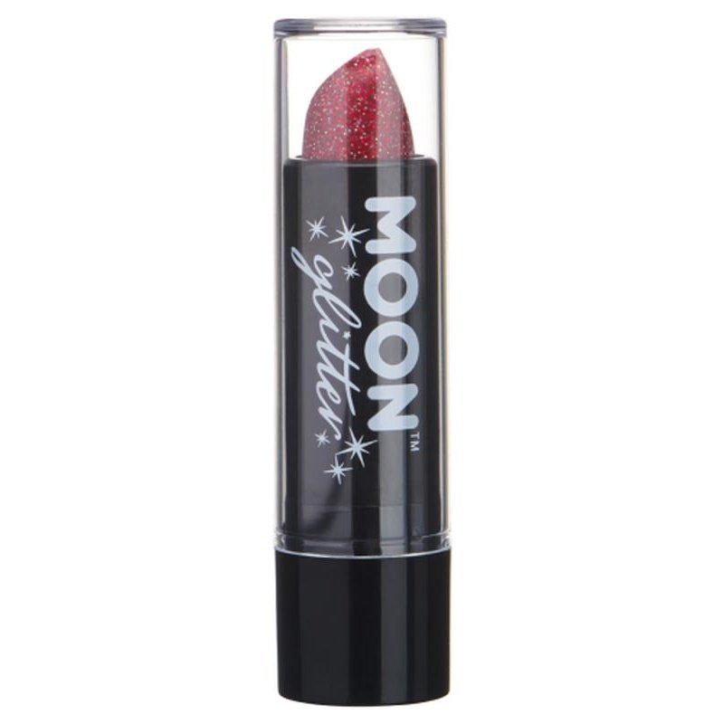 Moon Glitter Holographic Glitter Lipstick, Red-Make up and Special FX-Jokers Costume Mega Store