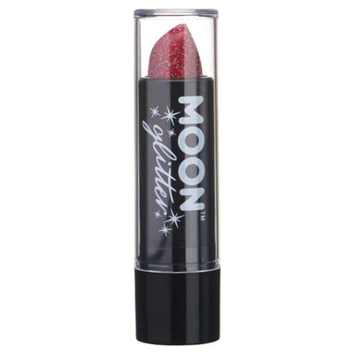 Moon Glitter Holographic Glitter Lipstick, Red-Make up and Special FX-Jokers Costume Mega Store