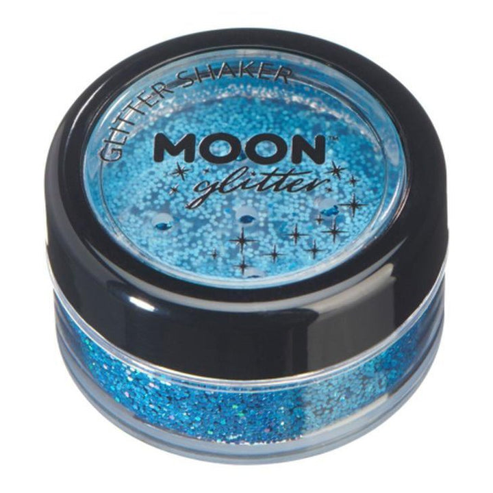 Moon Glitter Holographic Glitter Shakers, Blue-Make up and Special FX-Jokers Costume Mega Store