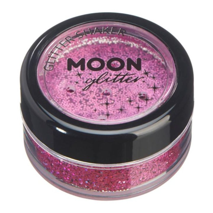 Moon Glitter Holographic Glitter Shakers, Pink-Make up and Special FX-Jokers Costume Mega Store