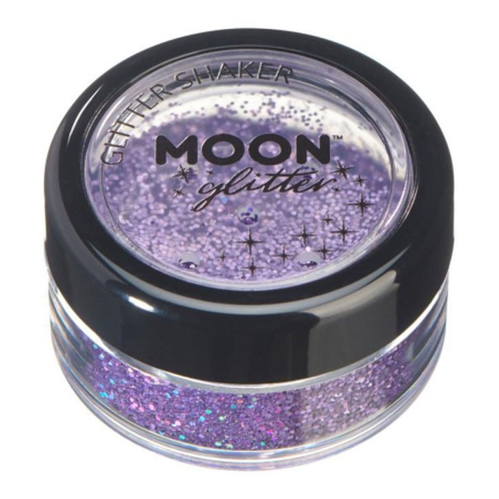 Moon Glitter Holographic Glitter Shakers, Purple-Make up and Special FX-Jokers Costume Mega Store