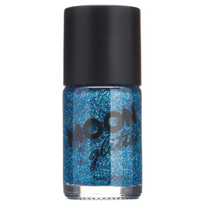 Moon Glitter Holographic Nail Polish, Blue-Make up and Special FX-Jokers Costume Mega Store