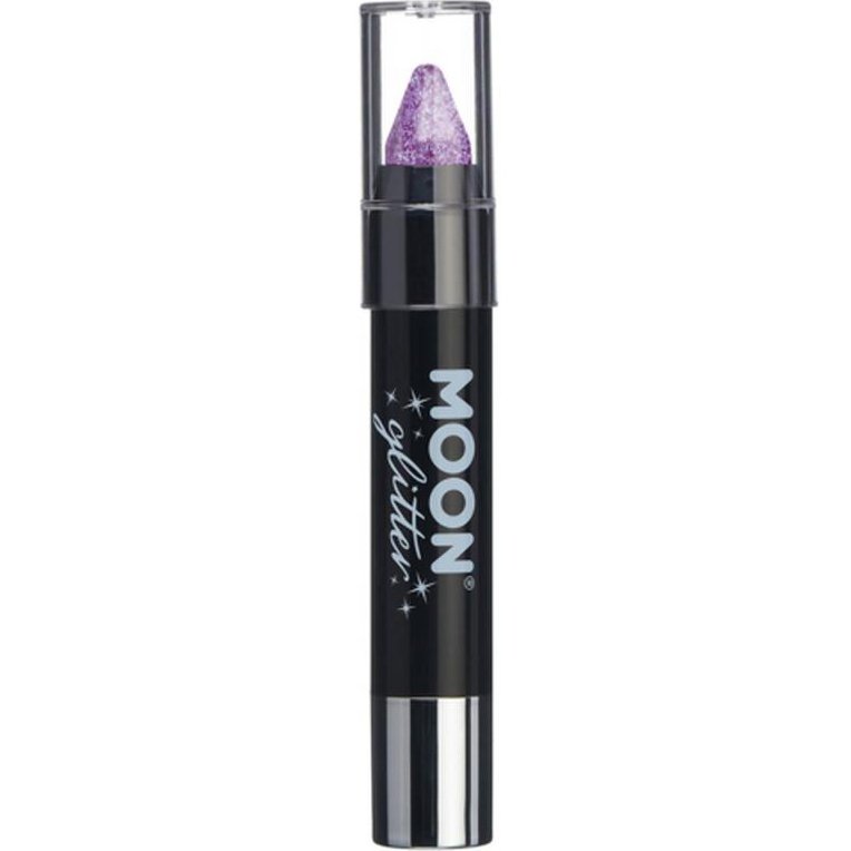 Moon Glitter Iridescent Body Crayons, Purple-Make up and Special FX-Jokers Costume Mega Store