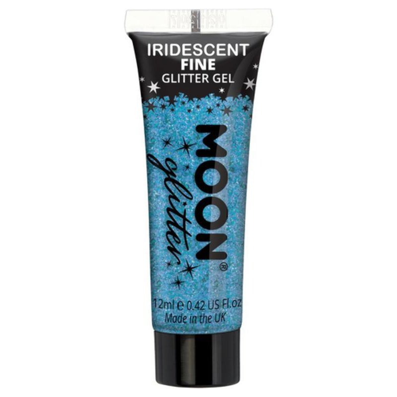 Moon Glitter Iridescent Glitter Gel, Blue-Make up and Special FX-Jokers Costume Mega Store