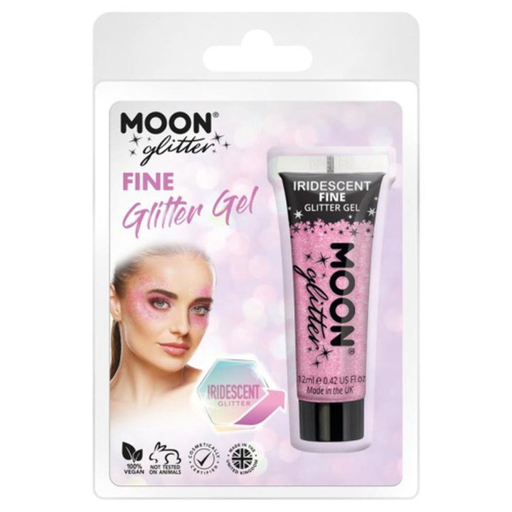 Moon Glitter Iridescent Glitter Gel, Pink-Make up and Special FX-Jokers Costume Mega Store