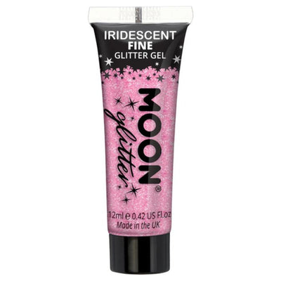 Moon Glitter Iridescent Glitter Gel, Pink-Make up and Special FX-Jokers Costume Mega Store