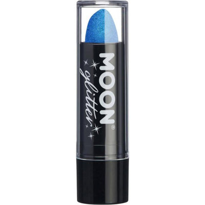 Moon Glitter Iridescent Glitter Lipstick, Blue-Make up and Special FX-Jokers Costume Mega Store