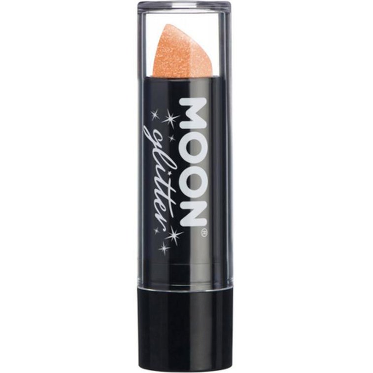 Moon Glitter Iridescent Glitter Lipstick, Orange-Make up and Special FX-Jokers Costume Mega Store