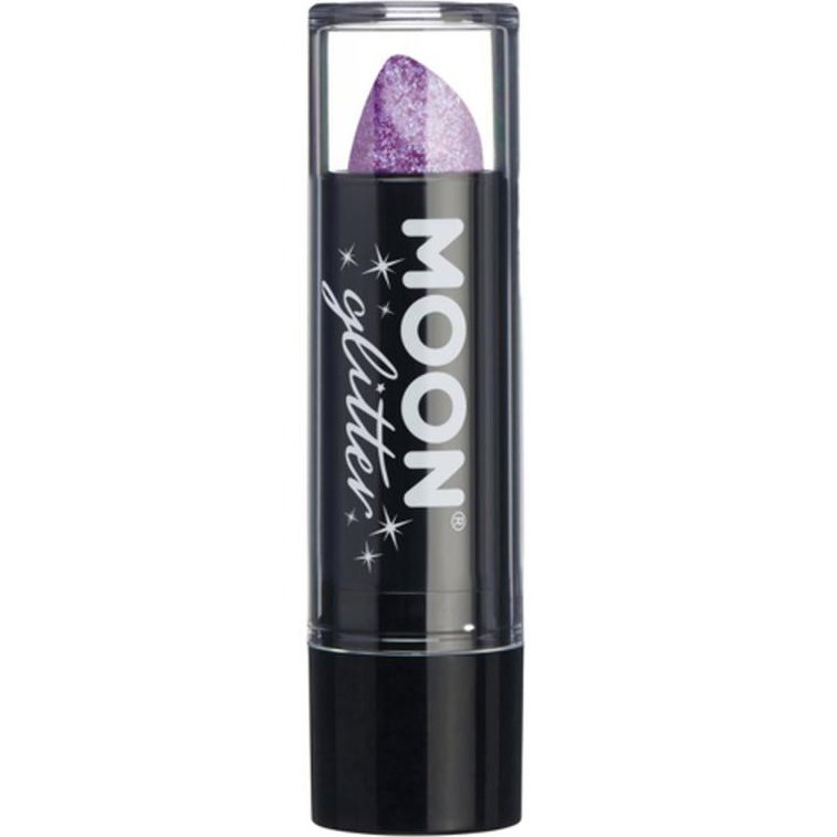 Moon Glitter Iridescent Glitter Lipstick, Purple-Make up and Special FX-Jokers Costume Mega Store