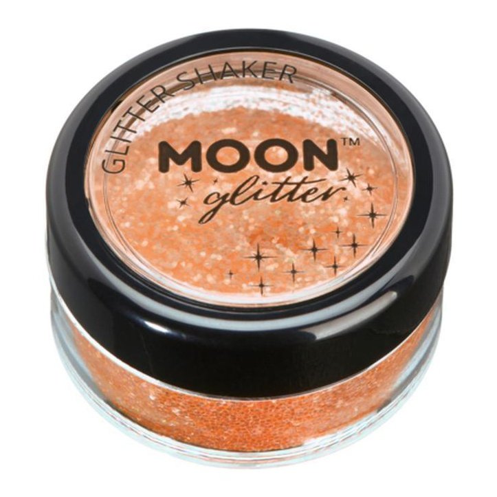 Moon Glitter Iridescent Glitter Shakers, Orange-Make up and Special FX-Jokers Costume Mega Store