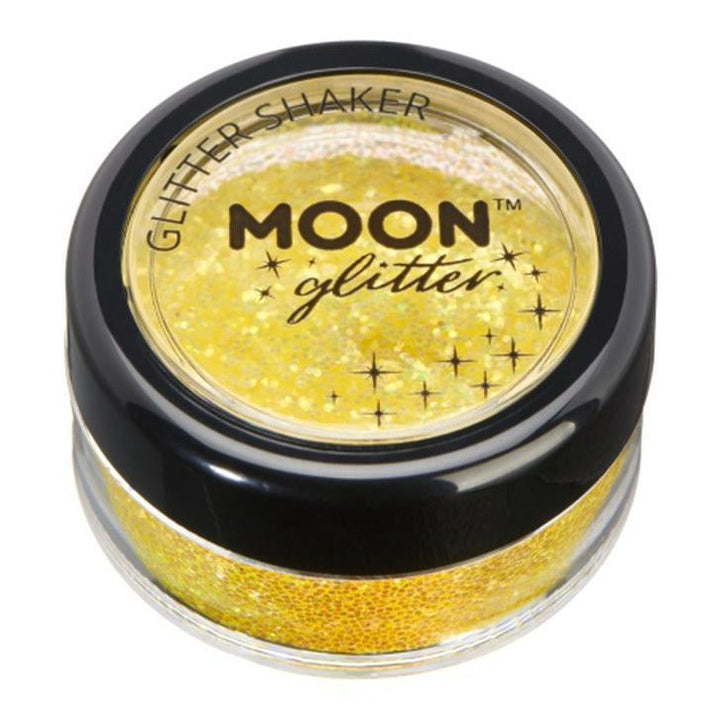 Moon Glitter Iridescent Glitter Shakers, Yellow-Make up and Special FX-Jokers Costume Mega Store