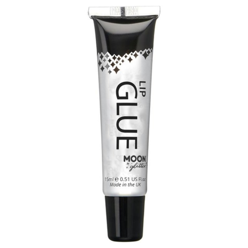 Moon Glitter Lip Glue, Clear-Make up and Special FX-Jokers Costume Mega Store