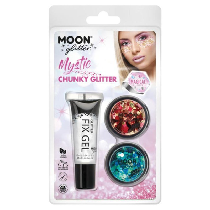 Moon Glitter Mystic Chunky Glitter, Autumn, Atlantis-Make up and Special FX-Jokers Costume Mega Store